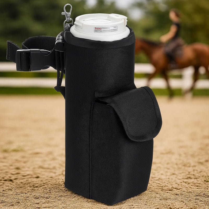 Soulchen Saddle Water Bottle Holder Pocketed Saddlebag Adjustable