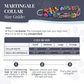 Lucky Love Dog Martingale Collar for Medium Dogs Cute – Blackbird, Medium