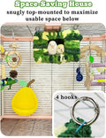 Collapse-Proof Soft Warm Bird Bed for Cage with Sturdy Frame