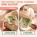 Sprinkle & Sweep Speed Sifter Switch Cat Litter Scooper, 2-in-1 Sifter Tool