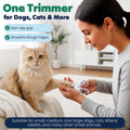 Formit Crafts Ocean Plastic Pet Nail Clippers for Cats and Small Dogs - Professional Stainless Steel Dog Nail Trimmer, H