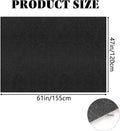 47"x61" Under Dog Crate Mat, Waterproof Floor Protector Mat with Backing