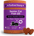 Fish Oil for Senior Cats - Brain, Vision & Heart Health Chews