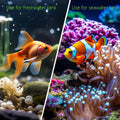2PCS Aquarium Hideaway Rocks for Aquatic Pets to Breed, Play and Rest, Safe and Non-Toxic Fish Tank Ornaments, Ceramic D