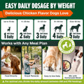 Dog Vitamins and Supplements 250 Chews - 26 in 1 Dog Multivitamin Soft Chews with Glucosamine, Chondroitin, Probiotics, Omega 3 - Hip & Joint, Skin & Coat, Immune Support - Chicken Flavor