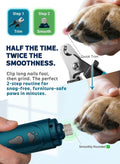 YABIFE Super Quiet Dog Nail Grinder & Clippers Kit with 2 LED Lights, 3 Speeds Up to 12,000 RPM, Lower Than 30dB Electric Pet Nail Trimmer for Small Medium Large Dogs and Cats