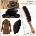Patelai 2 Pcs Horsehair Felt Hat Brush Kit