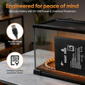Waterproof Heating pad Plant Heating pad 8.0x8.0 Inch 12W Under Tank Terrarium Heating Mat, Reptile Heat Pad, Reptile He