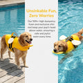 Dog Life Jacket with Chin Float & Toy