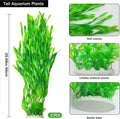 25.98 Inch Tall Aquarium Plants – 2 Pcs Fish Tank Plants Plastic, Large Lifelike Artificial Fish Tank Decorations, Durab
