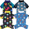 XPUDAC Dog Pajamas Clothes for Small Dogs Boy Girl, Doggie Pjs Puppy Onesies Outfits Pet Clothes for Dog Cat Christmas Pajamas, 4 Styles(Universe, Small)