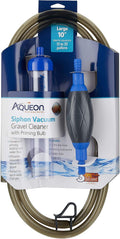 Aqueon Aquarium Siphon Gravel Cleaner with Bulb, Large, 10 Inches
