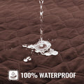 nanbowang Waterproof Dog Bed Covers Replacement Washable Pet Hair Easy to Remove, Dog Pillow Cover Quilted, Pet Bed Cove
