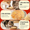 3.5 OZ Raw Antarctic Krill Freeze Dried Egg Yolk Chicken Cat & Dog Food Toppers High Protein Food Toppers Skin & Coat Support 100g