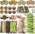 68pcs DIY Rabbit Chew Toys,Rabbit Toy for Bunnies Boredom
