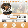 Dachshund Collar with Detachable Bow Tie