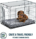 PELZIN Stoutwool 2.0 Indestructible Dog Bed - Soft Chew Proof Dog Crate Pad