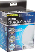 Fluval Quick-Clear Water Polishing Pads, 3-Pack