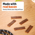 Amazon Basics Bacon and Cheese Flavor Bac'n Strips Dog Treats - 25 oz Bag