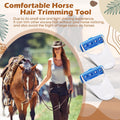 6 Pcs Horse Clippers Disposable Grooming Razor Fit for Horse Pet