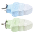 Rodizoo 2 Pack Bird Beak Grinding Stone, Parrot Perch for Cage Volcanic Rock Mineral Bird Perch, Parrot Cage Accessories for Parakeets Budgies Cockatiels, Lovebirds Small to Medium Birds