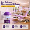 TopSum Cat Calming Pheromone Diffuser: Feline Pheromones Plug in for Stress, Alone At Home, Spraying, Fighting, Scratching, Aggression & Excessive Meowing (3 Diffusers + 3 Refills)