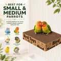 7.8” Paper Bird Shredding Toys,Bird Cage Platform for Small Medium Parrots