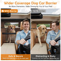 Dog Car Barrier, 50 Inch Wide Coverage Dog Barrier for SUV Car Truck