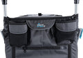 Trixie Quick-Fold Convertible Dog Bike Trailer, Quick Set-up and Fold Down, Easily Converts to Pet Stroller