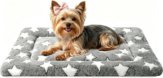 Dog Bed Mat - Soft Crate Pad for Kennel, Durable Pet Bed for Small Dogs & Cats - Comfort Support for Pet Crate, Cage, Ho