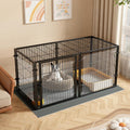 IANFAN 16 Pcs Rabbit Cage Urine Guard 10.2'' x 8.3'' Plastic Pet Splash Guard Panels Liner Protection Clear Edge Liner Guinea Pig Side Lining Habitat Siding Cage Protector