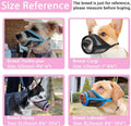 LUCKYPAW Mesh Dog Muzzle for Small Medium Dogs to Prevent Biting Chewing
