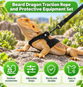 Bearded Dragon Leash and Harness Set, 3PCS Bearded Dragon Harness and Leash