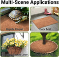 ZeeDix 10 Pcs Reptile Carpet 12x12 Inch Coconut Fiber Mat for Tank Bedding