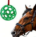 Goat Feeder Hanging Feeding Toy,Horse Treat Hay Feeder Toy, Durable TPR Feeding,for Horse Goat Sheep Relieve Stress,Stre
