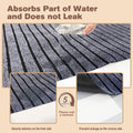 74 * 60 * 0.3inch Dog Crate Floor Protection Mat Kennel Mat to Protect Floors Non-Slip Absorbs Urine Water Resistant Pad