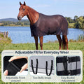 Breathable Mesh Horse Fly Sheet for Summer, Size 72 Black Lightweight Cover