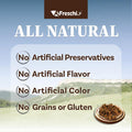 A Freschi srl® Air-Dried Dog Food, Real Chicken Recipe, W Shape, 2.2 lb