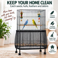 Shappy Bird Cage Net Cover Seed Catcher