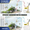 GADFISH Gravel Vacuum for Aquarium Water Changer Fish Tank Cleaning Tools, Siphon Universal Quick Pump Aquarium Water Ch