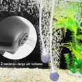HITOP 3W 80GPH Adjustable Aquarium Air Pump, Upgrade Quiet Oxygen Pump, Powerful Air Aerator for Fish Tank up to 120 Gal