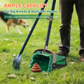 KropBom 125 Bulk Pack Extra Large Dog Poop Bags for A&H Swivel Bin Pooper Scooper, Pet Waste Bags with Handle for Dog Poop Cat Litter, Heavy Duty Leakproof Unscented (Only Dog Poop Bags)