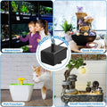 Mini Submersible Pump, Small Fountain Pump with & Sensor (DC 5V USB) for Fish Tank, Pet Fountains, Water feature, Tablet