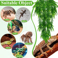 Suncalla 8 Pack Reptile Plants Terrarium Hanging Plant Vine Boston Climbing Terrarium Plant with Suction Cup for Bearded