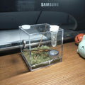 AWXZOM Spider Terrarium, Acrylic Reptile Breeding Box Jumping Spider Enclosure with Dropper Tongs Snail cage, Cricket En