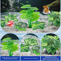 CousDUoBe 12 Pcs Betta Fish Tank Decor，Silk Aquarium Plants Green Fish Tanks Decoration Plants, Aquarium Decorations Gre