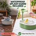 Bird Shower, Parrot Shower Fountain, Adjustable Water Flow