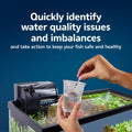 Aqueon 7-in-1 Aquarium Test Strips, Fast Results for pH, Total Alkalinity, Hardness, Nitrate, Nitrite, Free Chlorine and