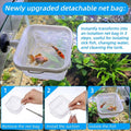 3PCS Aquarium Shrimp Net with Long Extendable Stainless Steel Handle