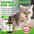 Arkture Hairball Treatment for Cats, Cat Hairball Remedy, Hairballs Drops Promotes Natural Passage of Hairballs, Supports Skin & Coat, Digestion, Immune - Chicken Flavor, 60ML